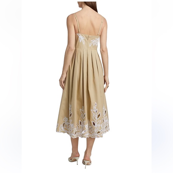 Cinq A Sept Trailing Peonies Midi Dress - Picture 3 of 9